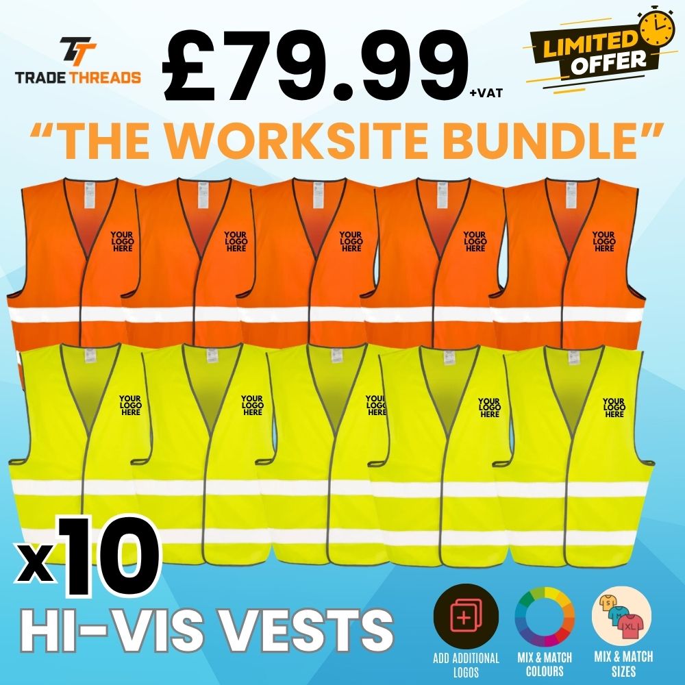 10x Hi-Vis Vests "Worksite Bundle"