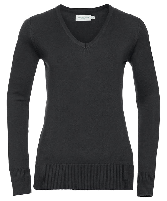 Russell Athletic Women's V-Neck Knitted Sweater