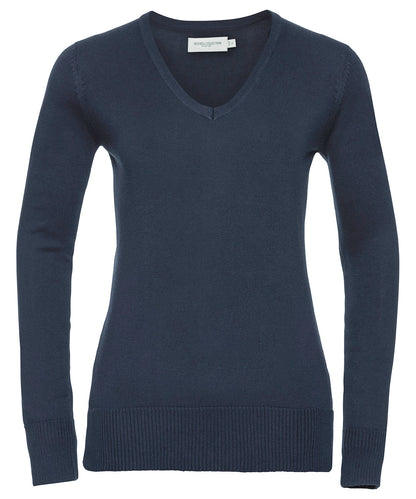 Russell Athletic Women's V-Neck Knitted Sweater