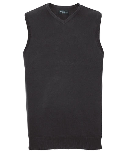 Russell Athletic V-Neck Sleeveless Knitted Sweater