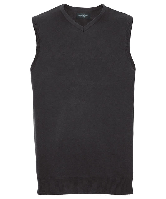 Russell Athletic V-Neck Sleeveless Knitted Sweater