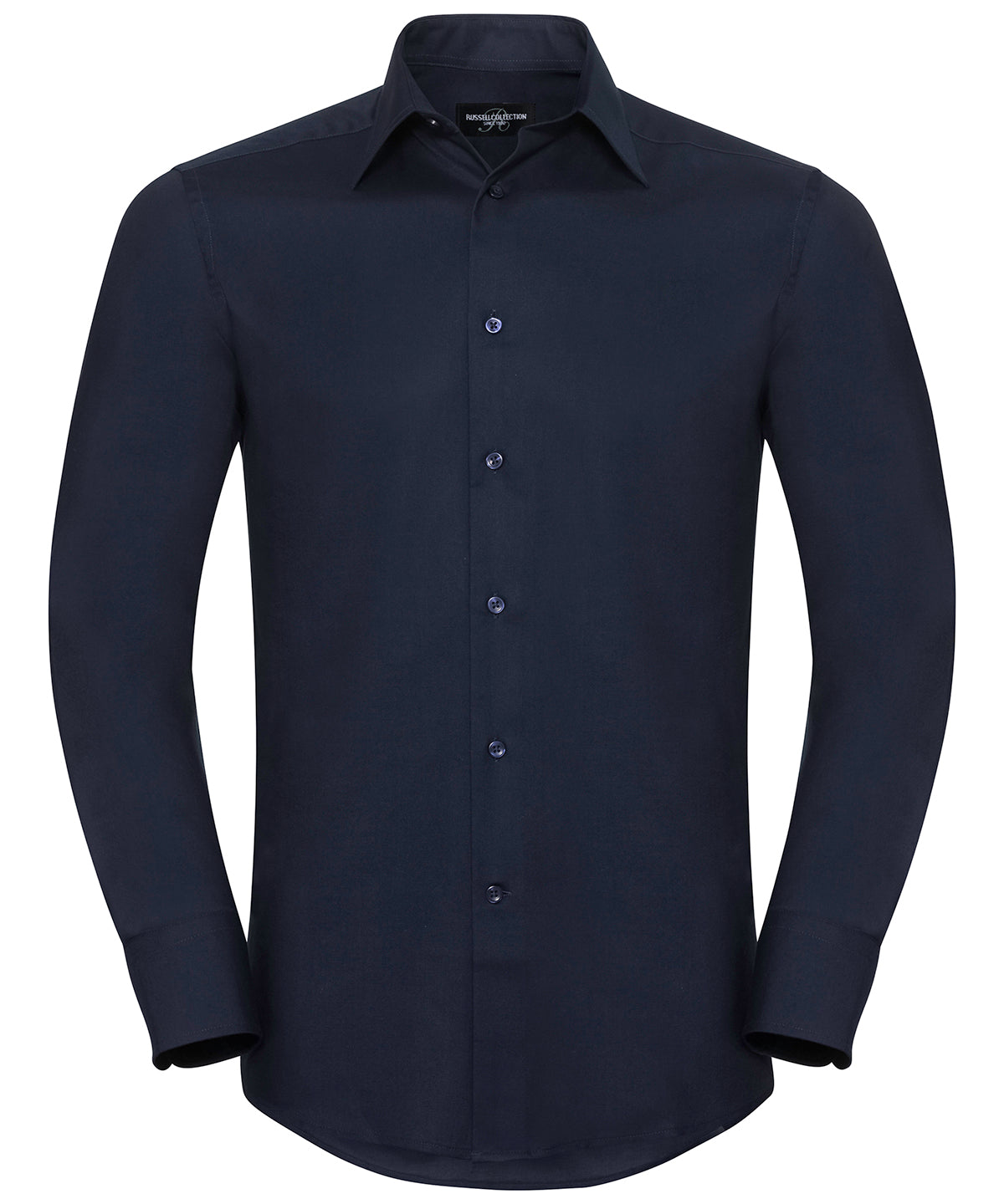 Russell Athletic Long Sleeve Easycare Tailored Oxford Shirt
