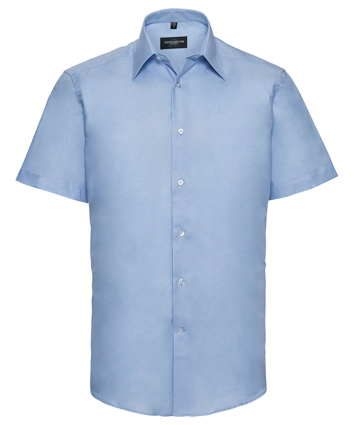 Russell Athletic Short Sleeve Easycare Tailored Oxford Shirt