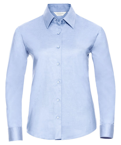 Russell Athletic Women's Long Sleeve Easycare Oxford Shirt