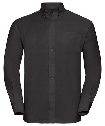 Russell Athletic Long Sleeve Easycare Oxford Shirt