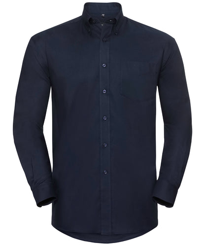 Russell Athletic Long Sleeve Easycare Oxford Shirt