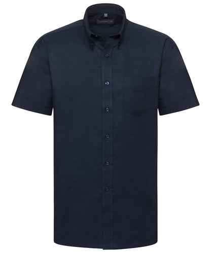 Russell Athletic Short Sleeve Easycare Oxford Shirt