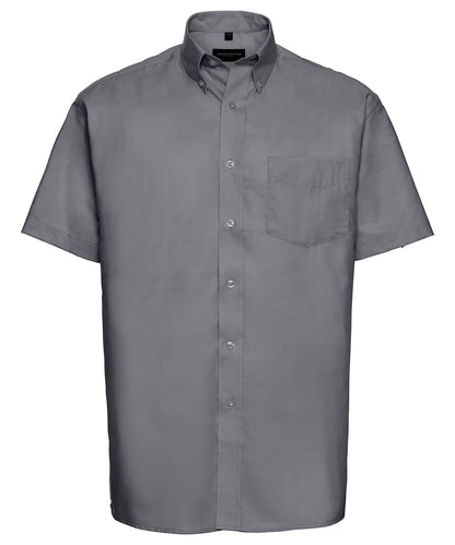 Russell Athletic Short Sleeve Easycare Oxford Shirt