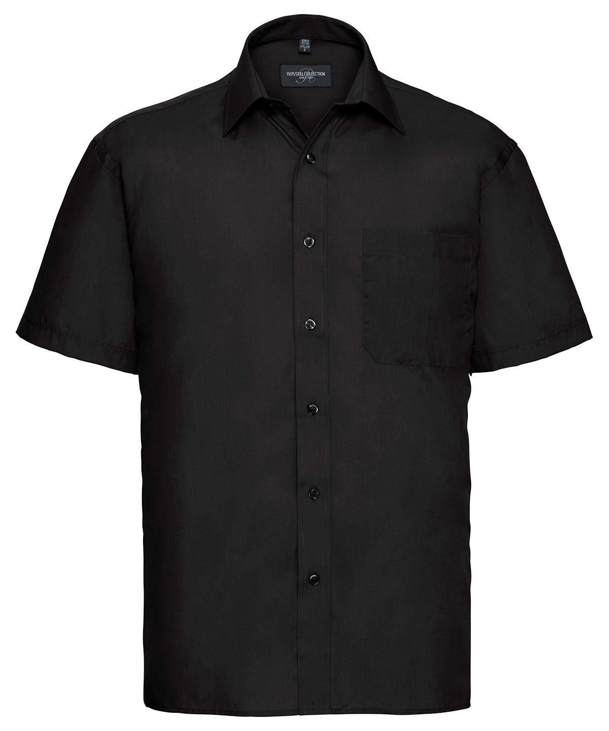 Russell Athletic Short Sleeve Polycotton Easycare Poplin Shirt