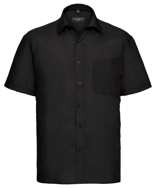 Russell Athletic Short Sleeve Polycotton Easycare Poplin Shirt