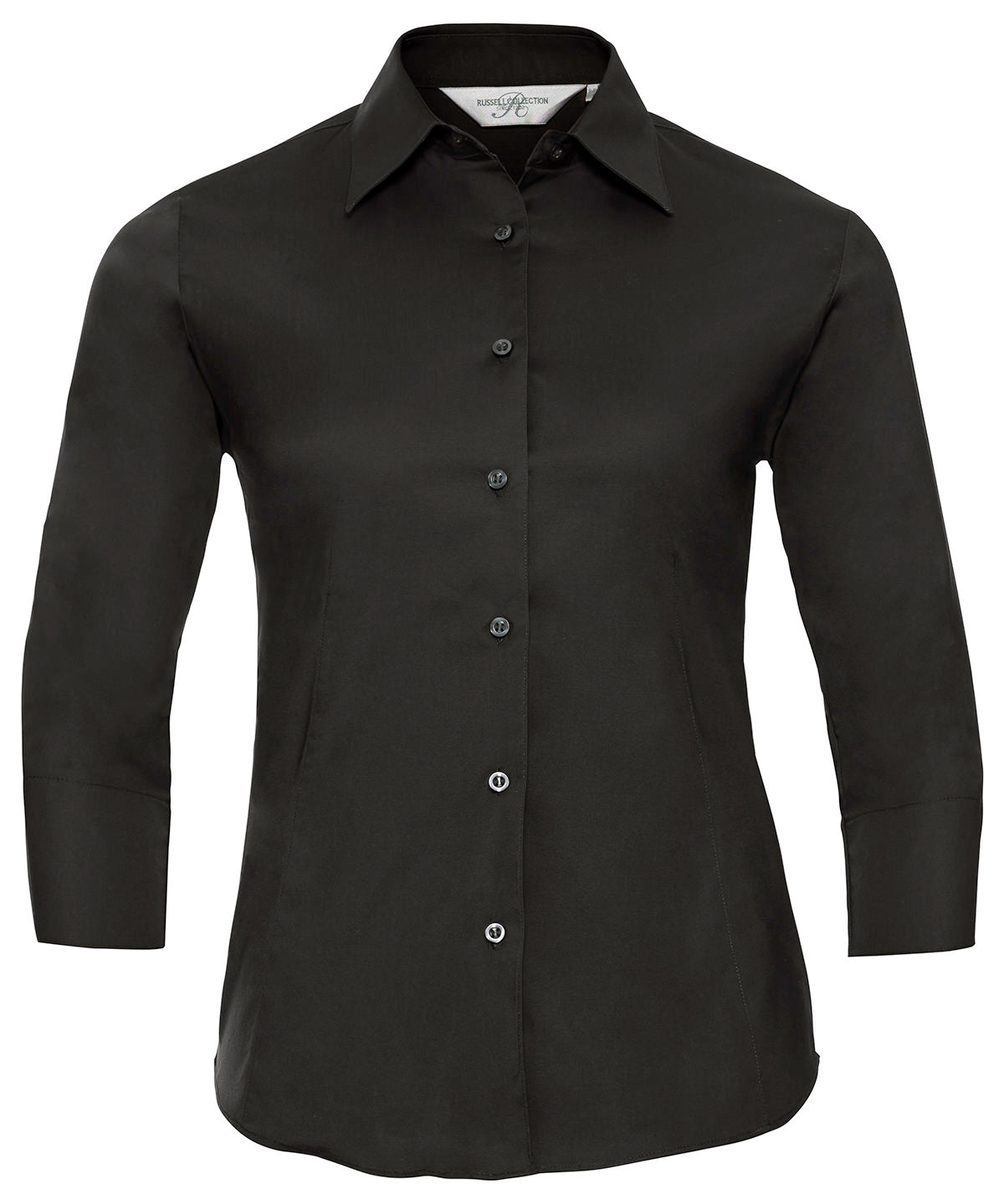 Russell Athletic Women's ¾ Sleeve Easycare Fitted Shirt