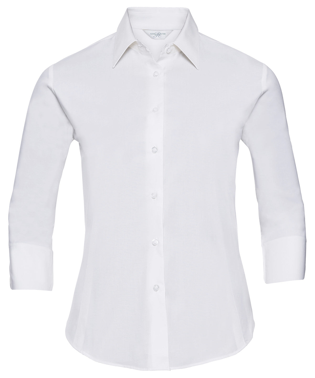 Russell Athletic Women's ¾ Sleeve Easycare Fitted Shirt