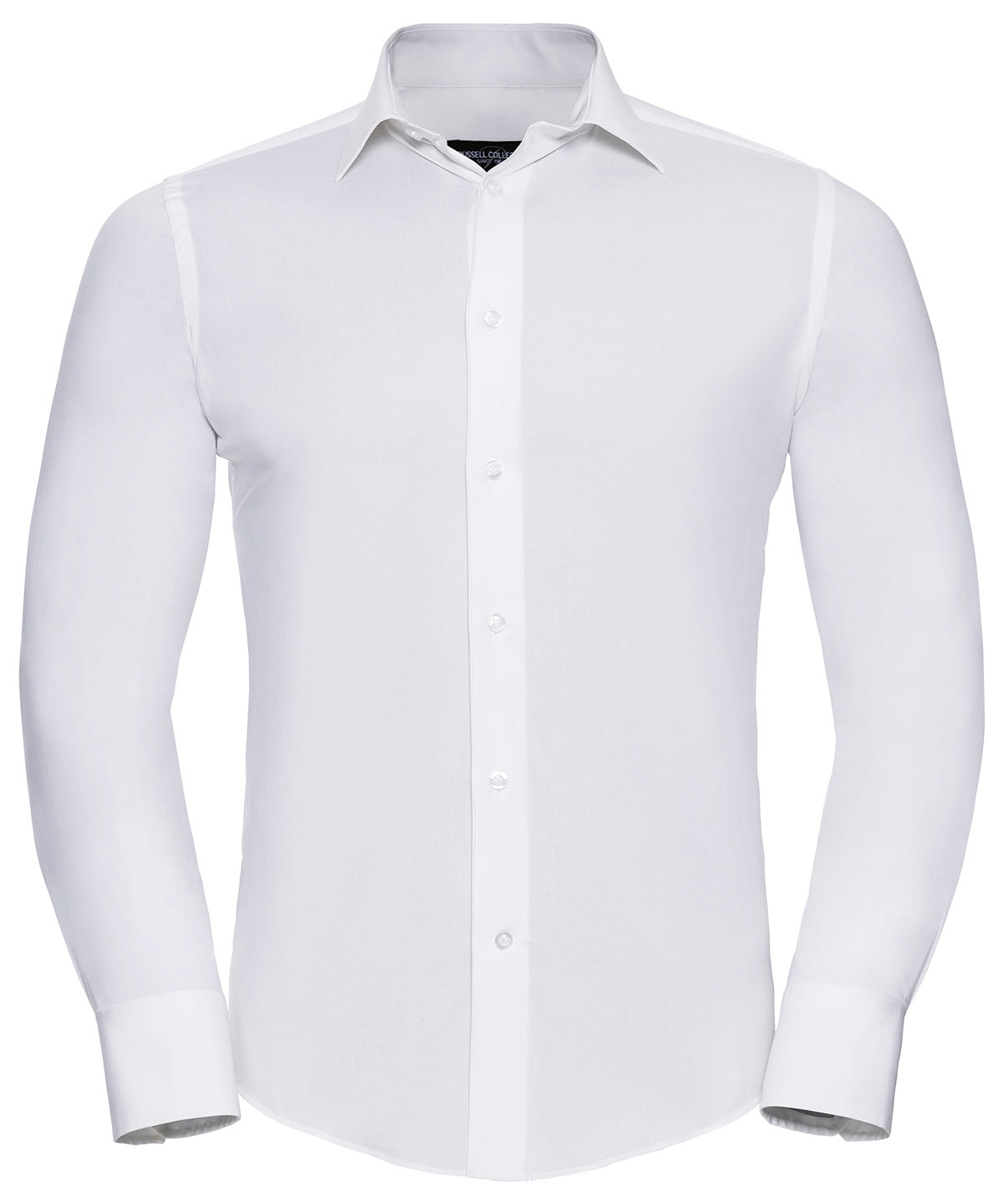 Russell Athletic Long Sleeve Easycare Fitted Shirt