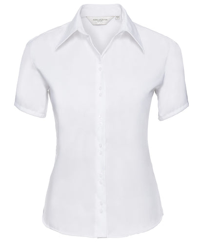 Russell Athletic Women's Short Sleeve Ultimate Non-Iron Shirt