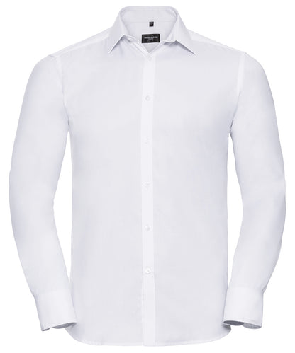 Russell Athletic Long Sleeve Herringbone Shirt