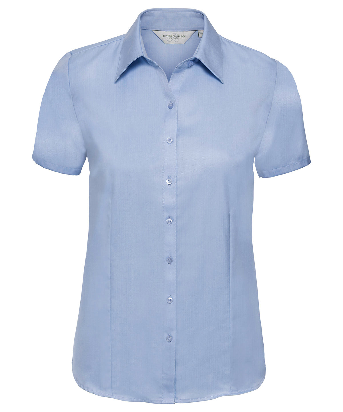 Russell Athletic Women's Short Sleeve Herringbone Shirt