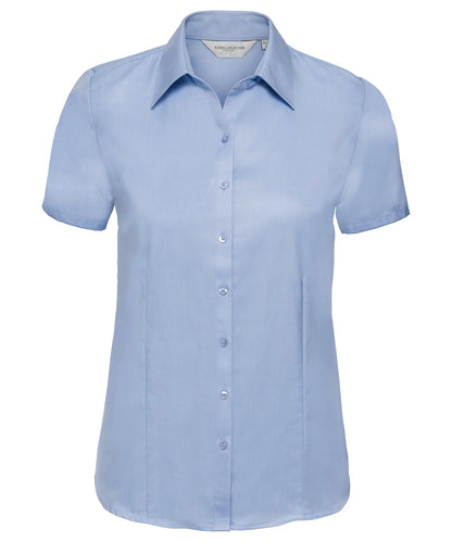 Russell Athletic Women's Short Sleeve Herringbone Shirt