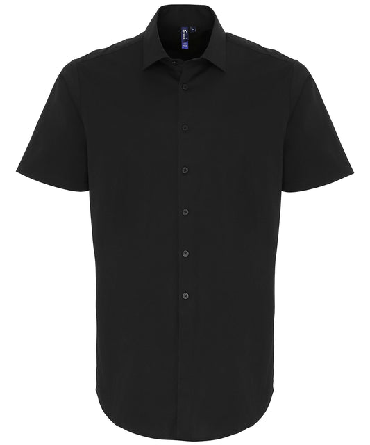 Premier Stretch Fit Cotton Poplin Short Sleeve Shirt