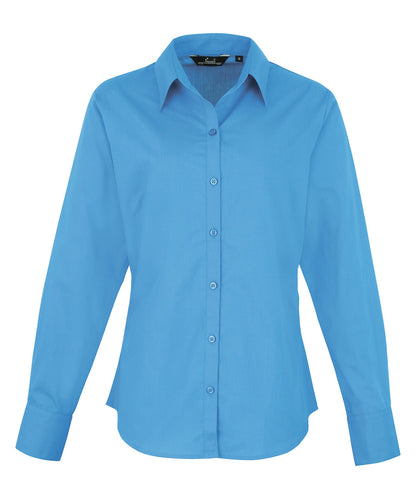 Premier Women's Poplin Long Sleeve Blouse