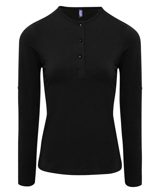 Premier Women's Long John Roll-Sleeve Tee
