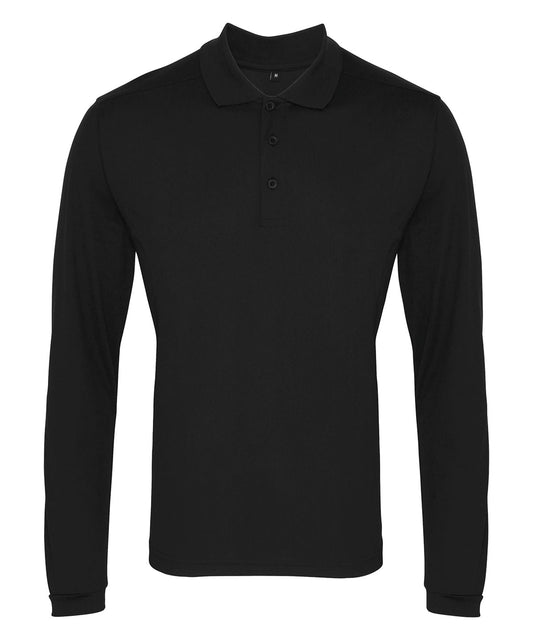 Premier Long Sleeve Coolchecker Piqué Polo