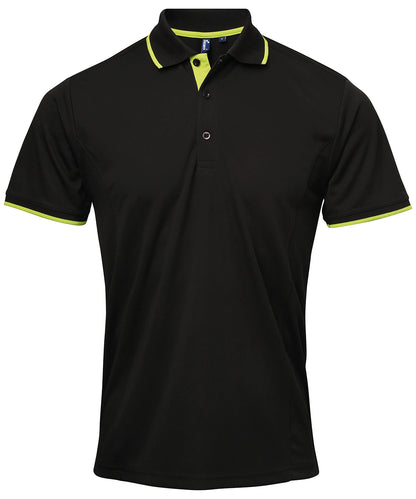 Premier Contrast Coolchecker Polo