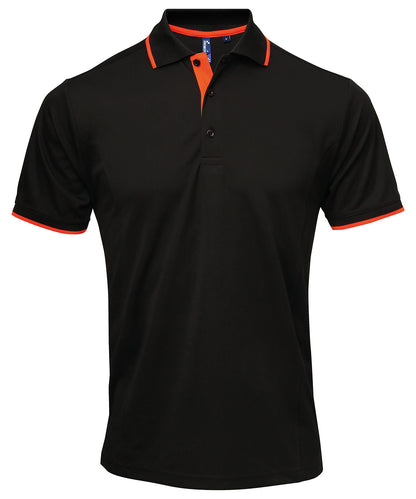 Premier Contrast Coolchecker Polo