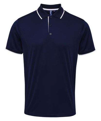 Premier Contrast Coolchecker Polo