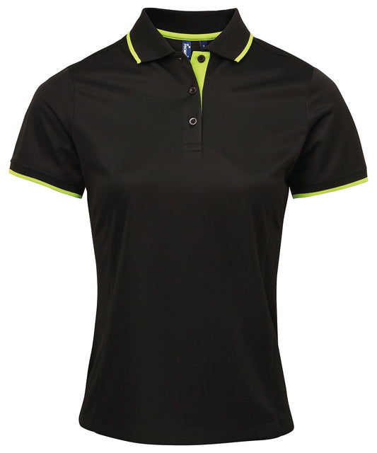 Premier Women's Contrast Coolchecker Polo