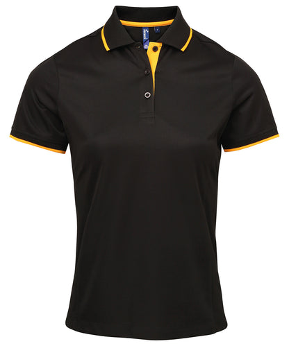 Premier Women's Contrast Coolchecker Polo