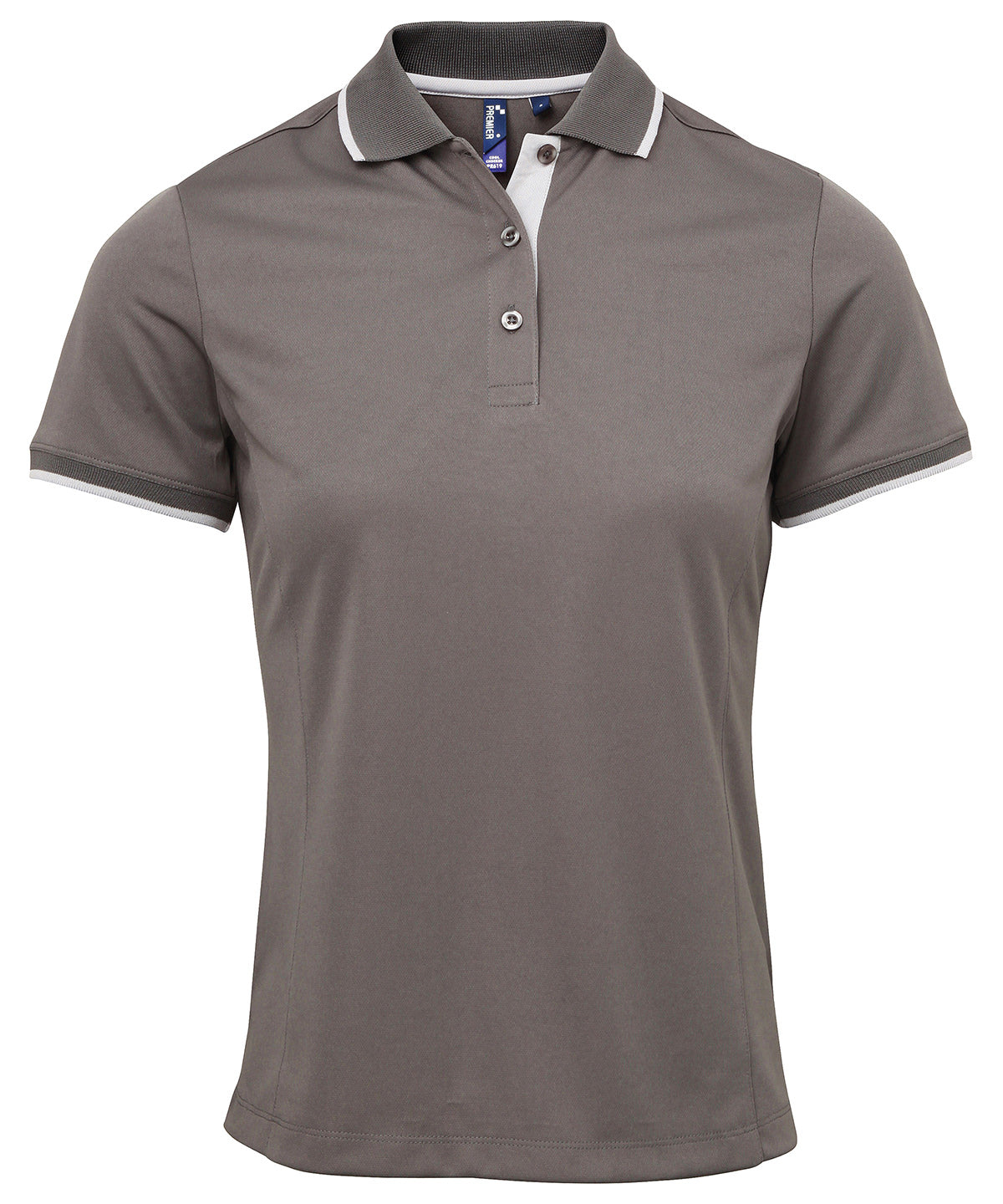 Premier Women's Contrast Coolchecker Polo