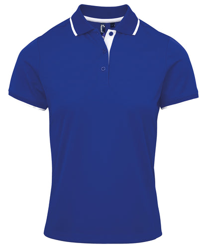 Premier Women's Contrast Coolchecker Polo