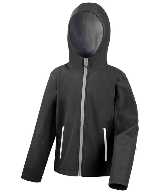 Core Junior Tx Performance Hooded Softshell Jacket