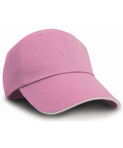 Herringbone Cap With Sandwich Peak