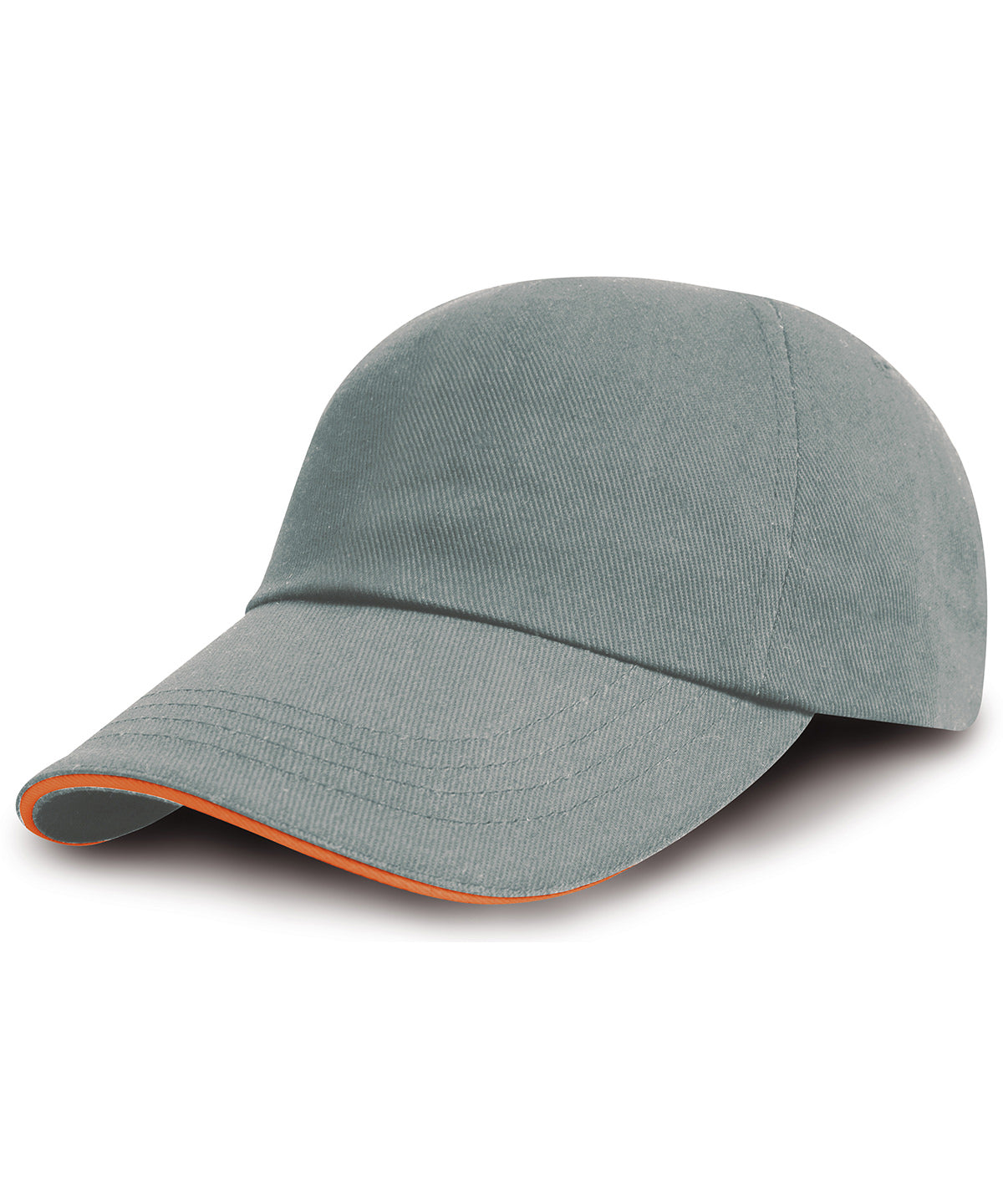 Brushed Coton Printers/Embroiderers Cap With Sandwich Peak
