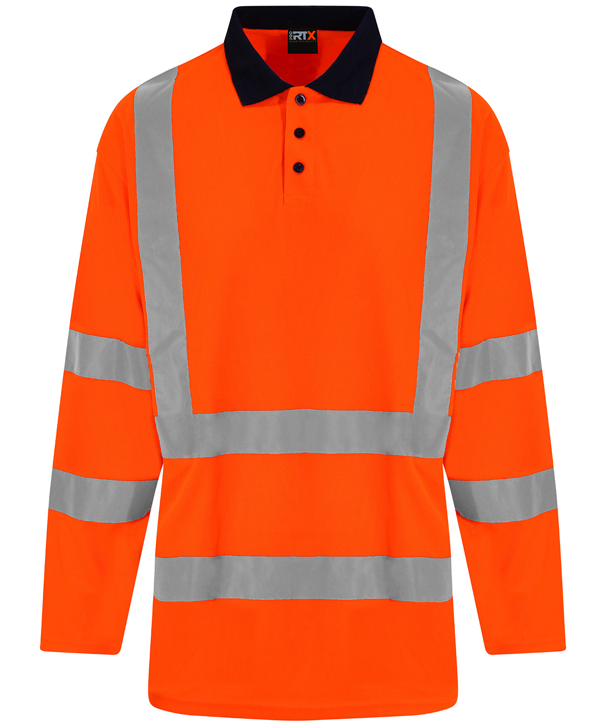 High Visibility Long Sleeve Polo