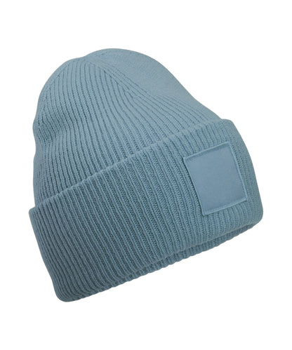 Beechfield Deep-Cuffed Tonal Patch Beanie