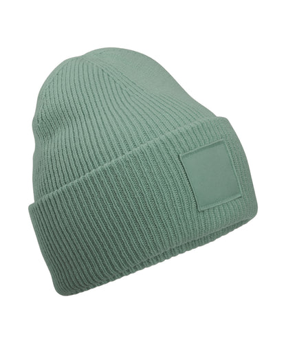 Beechfield Deep-Cuffed Tonal Patch Beanie