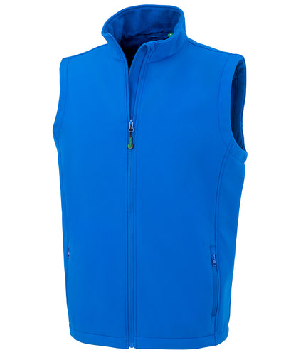 Men's Recycled 2-Layer Printable Softshell Bodywarmer