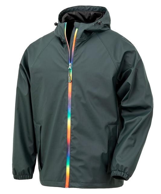Prism Pu Waterproof Jacket With Recycled Backing
