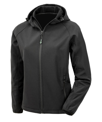 Women’S Recycled 3-Layer Printable Hooded Softshell