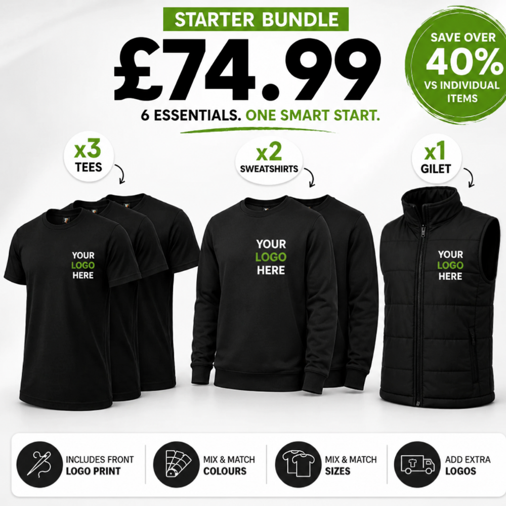 Workwear Starter Bundle - Sweatshirts/Tees/Gilet