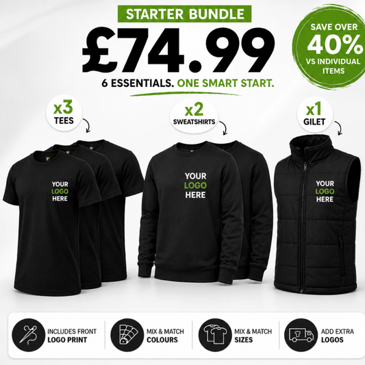 Workwear Starter Bundle - Sweatshirts/Tees/Gilet