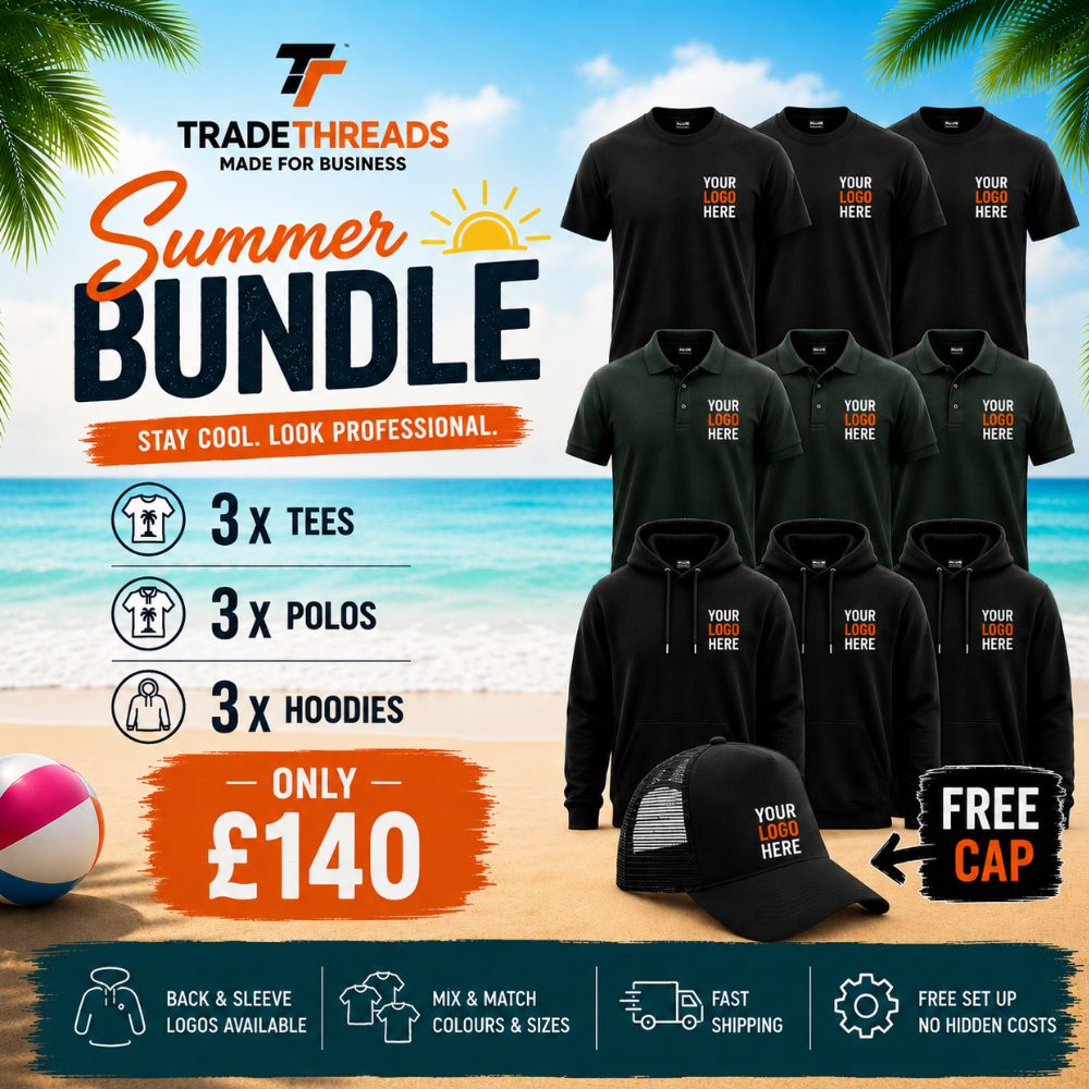 Summer Bundle 1 - Tees, Polos, Hoodies FREE CAP