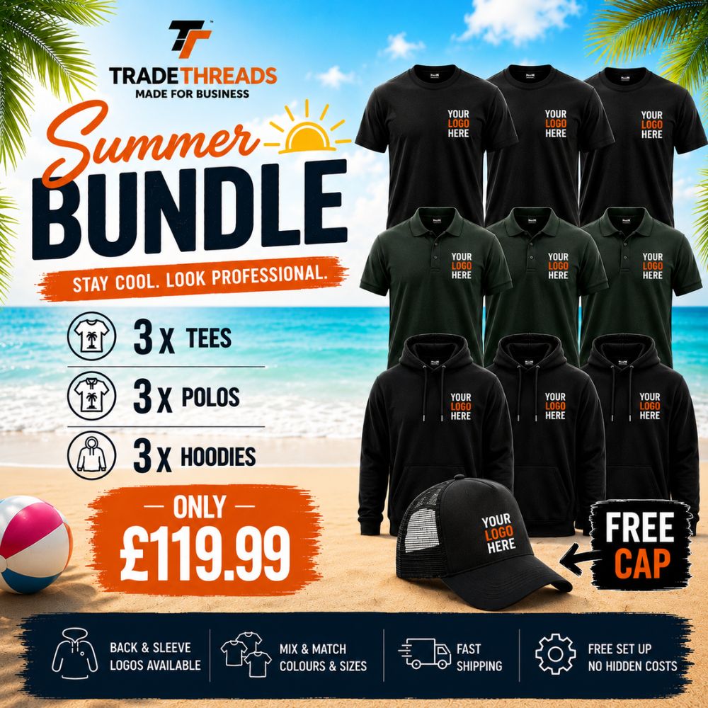 Summer Bundle 1 - Tees, Polos, Hoodies FREE CAP