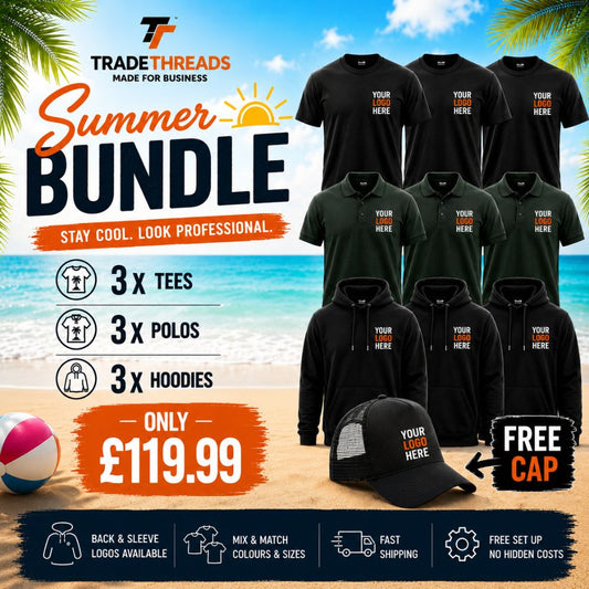 Summer Bundle 1 - Tees, Polos, Hoodies FREE CAP